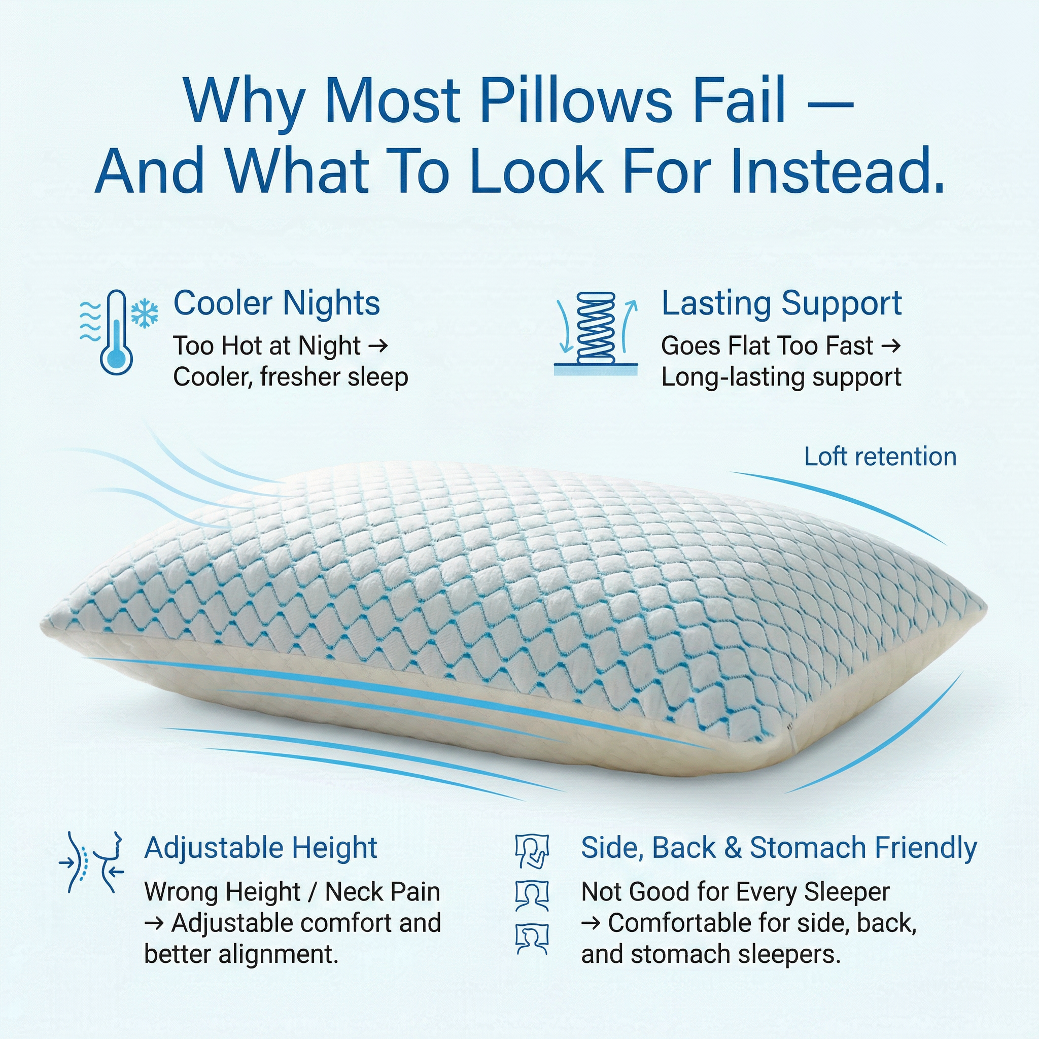 Reddit: The problem with most pillows